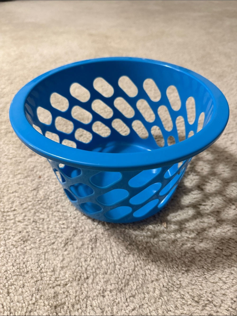 Blue Plastic Decorative Basket - Home Accents